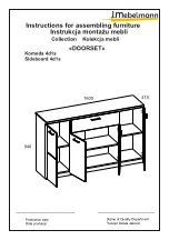 J.Mebelmann DOORSET 4d1s Instructions For Assembling And Installing preview