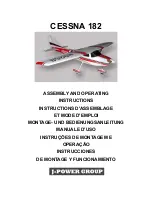 J-Power CESSNA 182 Assembly And Operating Instructions Manual preview