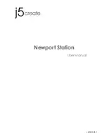 Preview for 1 page of j5 create NEWPORT STATION User Manual