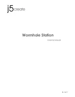J5create Wormhole Station JUH-320 User Manual preview