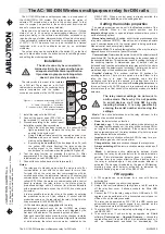 jablotron AC-160-DIN Quick Start Manual preview