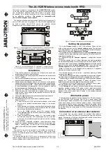 Preview for 1 page of jablotron JA-101K Quick Start Manual