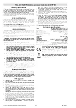 Preview for 2 page of jablotron JA-101K Quick Start Manual