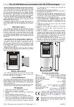 Предварительный просмотр 2 страницы jablotron JA-154E Quick Start Manual