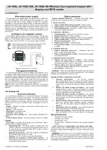 Предварительный просмотр 2 страницы jablotron JA-155E Manual