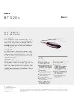 Preview for 2 page of Jabra BT 320S Specifications