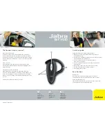 Предварительный просмотр 2 страницы Jabra BT150 - Headset - Over-the-ear Quick Start Manual