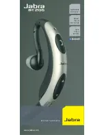 Jabra BT205 - Quick Start Manual preview