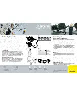 Preview for 2 page of Jabra BT8010 - Headset - Clip-on Quick Start Manual