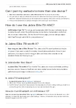 Preview for 3 page of Jabra Elite 75t Titanium Black Faq