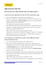Jabra Evolve 65t MS Manual preview