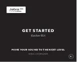 Preview for 2 page of Jabra Evolve 65t Get Started