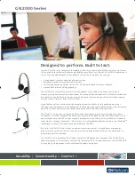 Jabra GN 2000 Datasheet preview