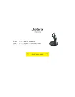 Jabra GN9330e - USB - Headset Quick Start Manual preview