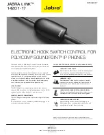 Preview for 1 page of Jabra LINK 14201-17 - Datasheet