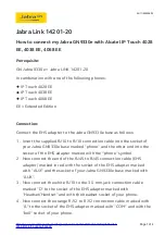 Jabra LINK 14201-20 - DATASHEET FOR TOSHIBA PHONES How To Connect preview