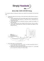 Preview for 1 page of Jabra Link 14201-40 Setup