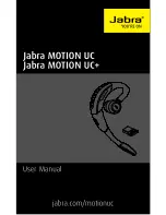 Preview for 1 page of Jabra MOTION User Manual