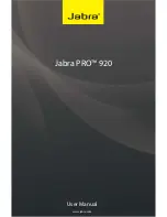 Preview for 1 page of Jabra PRO 920 User Manual