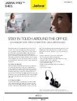 Jabra PRO 9465 DUO Datasheet preview