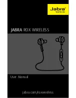 Jabra rox wireless User Manual preview