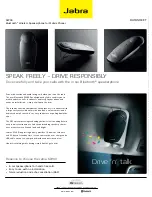 Jabra SP200 - QUICKSTART GUIDE 1 Datasheet предпросмотр