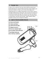 Preview for 4 page of Jabra SP5050 - Bluetooth hands-free Speakerphone User Manual