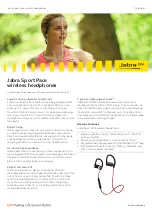 Jabra Sport Pace Wireless Quick Start Manual preview