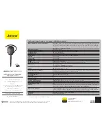 Jabra SUPREME UC Technical Specifications preview