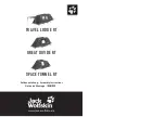 Jack Wolfskin TRAVEL LODGE RT Assembly Instructions Manual preview