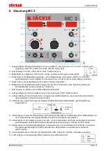 Предварительный просмотр 13 страницы Jackle inoMIG 350 Operating Manual