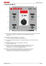 Preview for 12 page of Jackle MIG 325 Operating Manual