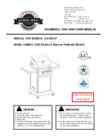 Jackson Grills JLS400-LP Lux Assembly, Use And Care Manual preview