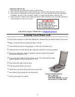 Preview for 14 page of Jackson Grills LUX Series Owner'S Manual