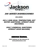 Jackson MSC 200 Series Service Manual предпросмотр