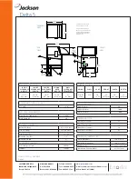 Preview for 2 page of Jackson Glasswashers Delta 5 Specification Sheet