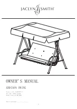 Jaclyn Smith ADDISON SWING SC-160-2NGS Owner'S Manual preview