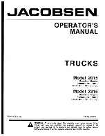 Jacobsen 2015 Operator'S Manual preview
