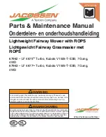 Jacobsen 67962 Parts & Maintenance Manual preview