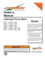 Jacobsen 67971 - LF 3400 Dealer'S Manual предпросмотр