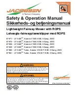 Jacobsen 67971 - LF 3400 Safety & Operation Manual предпросмотр