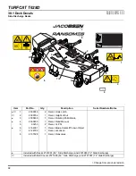 Предварительный просмотр 116 страницы Jacobsen 69168 - Turfcat T628D Parts & Maintenance Manual