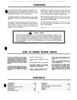 Preview for 3 page of Jacobsen G-10 Operator'S Manual And Parts List