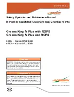 Jacobsen Greens King IV Plus Safety, Operation And Maintenance Manual предпросмотр