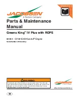 Jacobsen Greens King IV Plus Service Manual preview