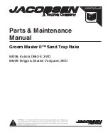 Jacobsen Groom Master II 88009 Maintenance Manual preview