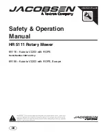 Jacobsen HR 5111 Operation Manual preview