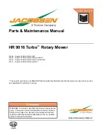 Jacobsen HR 9016 Turbo Parts & Maintenance Manual preview