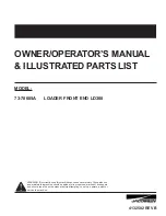 Jacobsen LD300 Owner/Operator'S Manual & Illustrated Parts List preview