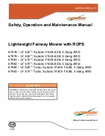 Jacobsen LF 550 Safety, Operation And Maintenance Manual preview